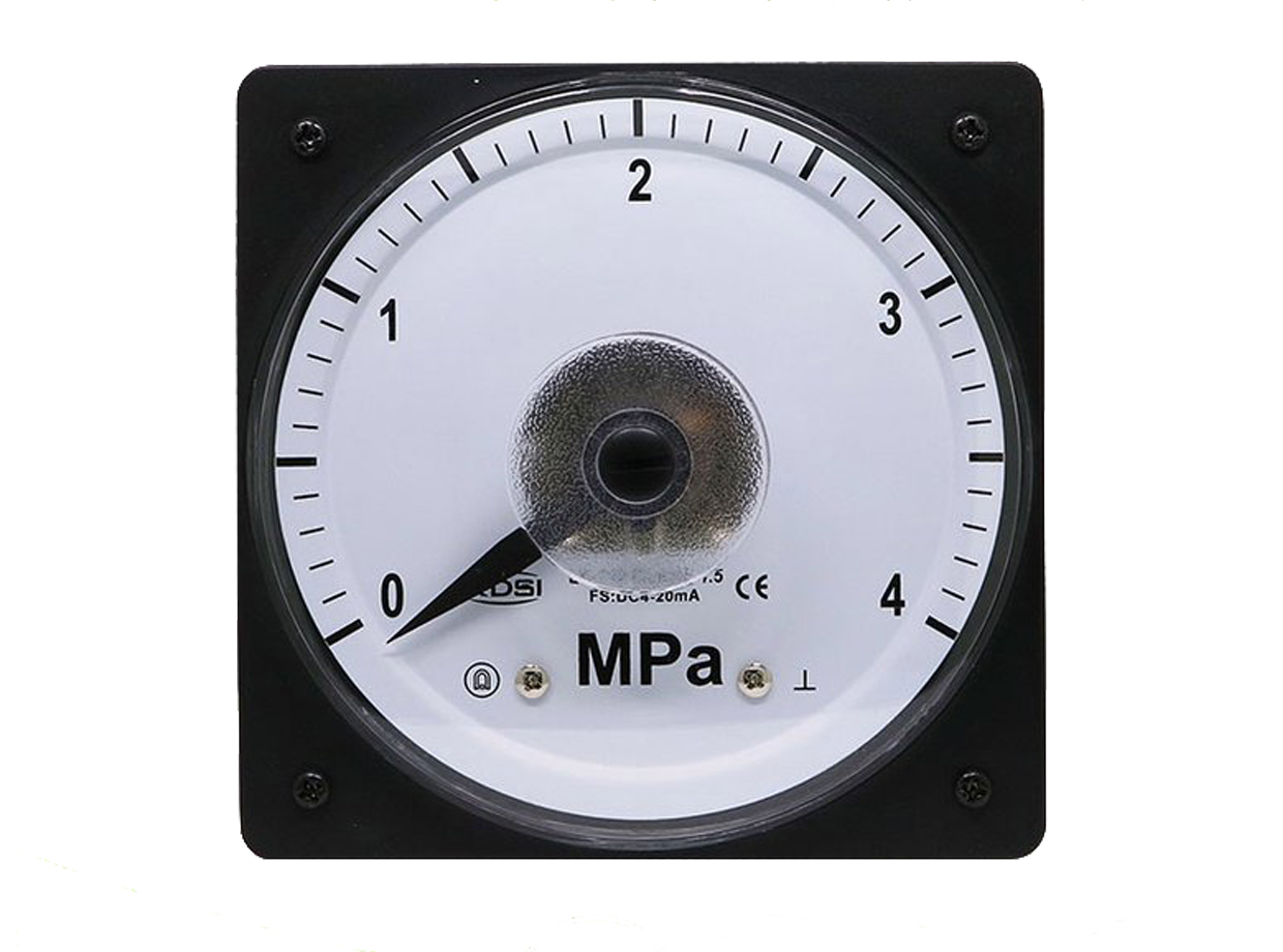 PIM601MPA-F80指针式压力表0-40MPa广角度表DC4-20mA号输